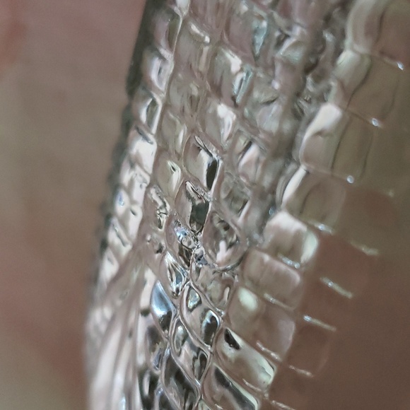 4 Vintage Corn on the Cob Glass Dish Vintage Corn on the Cob Glass Plate Clear - Picture 5 of 10